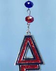 Logo Bling - Delta Gamma (Set of 3) MAGNETIC ORNAMENT - MagTrim Magnetic Ornaments LLC