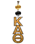 Logo Bling - Kappa Alpha Theta (Set of 3) MAGNETIC ORNAMENT - MagTrim Magnetic Ornaments LLC