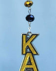Logo Bling - Kappa Alpha Theta (Set of 3) MAGNETIC ORNAMENT - MagTrim Magnetic Ornaments LLC