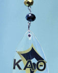 Logo Crystal - Badge- Kappa Alpha Theta (Set of 3) - MagTrim Magnetic Ornaments LLC