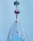 Logo Crystal - Badge- Zeta Tau Alpha - Magnetic Ornament (Set of 3) - MagTrim Magnetic Ornaments LLC
