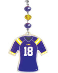 Louisiana State University - Jersey - MAGNETIC ORNAMENT (SET/3) - MagTrim Magnetic Ornaments LLC