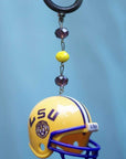 Louisiana State University - Large Helmet - MAGNETIC ORNAMENT (SET/3) - MagTrim Magnetic Ornaments LLC