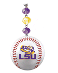 Louisiana State University - Team BASEBALL (set of 3) - MagTrim Magnetic Ornaments LLC