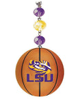 Louisiana State University - Team Basketball - MAGNETIC ORNAMENT (SET/3) - MagTrim Magnetic Ornaments LLC