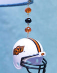 Oklahoma State University - Helmet (set of 3) MAGNETIC ORNAMENT - MagTrim Magnetic Ornaments LLC