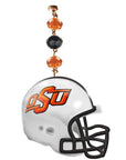 Oklahoma State University - Helmet (set of 3) MAGNETIC ORNAMENT - MagTrim Magnetic Ornaments LLC