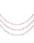 PINK CRYSTAL BEAD GARLAND Magnetic Chandelier Garland TrimKit® - (3) 12" Magnetic Strands per Box - MagTrim Designs LLC