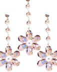 PINK CRYSTAL DAISY MAGNETIC ORNAMENT (Box of 3) - Magnetic Chandelier Accessory TrimKit® - MagTrim Designs LLC