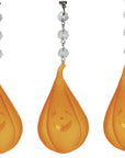 PUMPKIN (Set/3) MAGNETIC HALLOWEEN ORNAMENT - Magnetic Chandelier Accessory TrimKit® - MagTrim Designs LLC