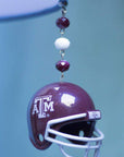 Texas A & M University - Helmet (set of 3) MAGNETIC ORNAMENT - MagTrim Magnetic Ornaments LLC