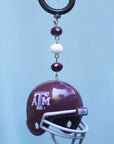 Texas A & M University - Helmet (set of 3) MAGNETIC ORNAMENT - MagTrim Magnetic Ornaments LLC