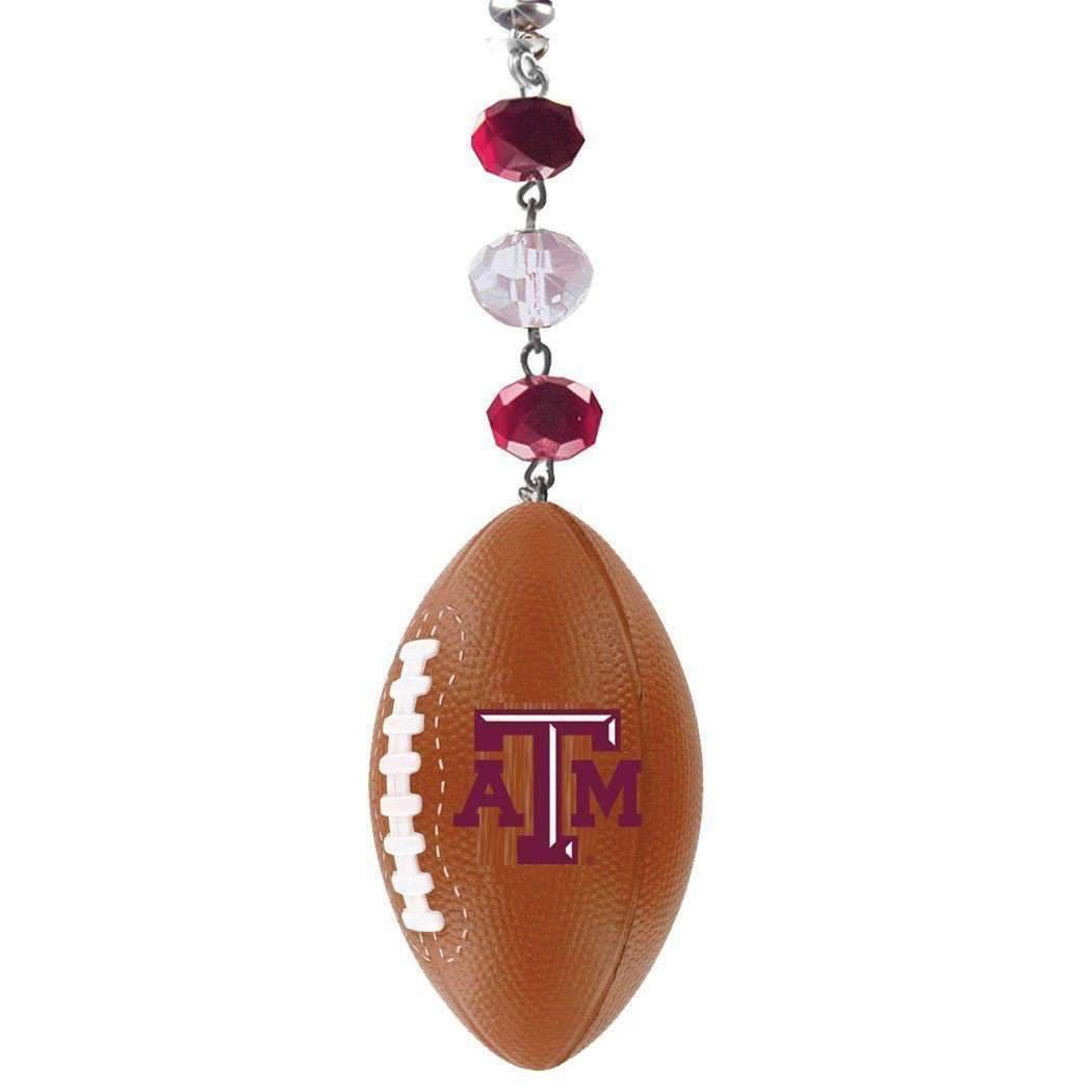 Texas A & M University - Team FOOTBALL (set of 3) MAGNETIC ORNAMENT - MagTrim Designs LLC