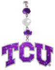 Texas Christian University - Logo Bling (set of 3) MAGNETIC ORNAMENT - MagTrim Magnetic Ornaments LLC