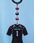 Texas Tech University - Jersey (set of 3) MAGNETIC ORNAMENT - MagTrim Magnetic Ornaments LLC