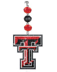 Texas Tech University - Logo Bling (set of 3) MAGNETIC ORNAMENT - MagTrim Magnetic Ornaments LLC