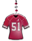 University of Alabama - Jersey MAGNETIC ORNAMENT (SET/3) - MagTrim Magnetic Ornaments LLC