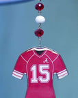 University of Alabama - Jersey MAGNETIC ORNAMENT (SET/3) - MagTrim Magnetic Ornaments LLC