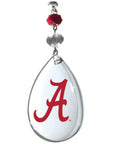 University of Alabama- Logo Crystal - MAGNETIC ORNAMENT (SET/3) - MagTrim Magnetic Ornaments LLC
