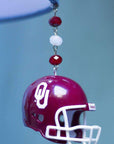 University of Oklahoma - Helmet (set of 3) MAGNETIC ORNAMENT - MagTrim Magnetic Ornaments LLC