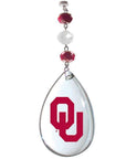 University of Oklahoma- Logo Crystal (set of 3) MAGNETIC ORNAMENT MagTrim (6059746373)