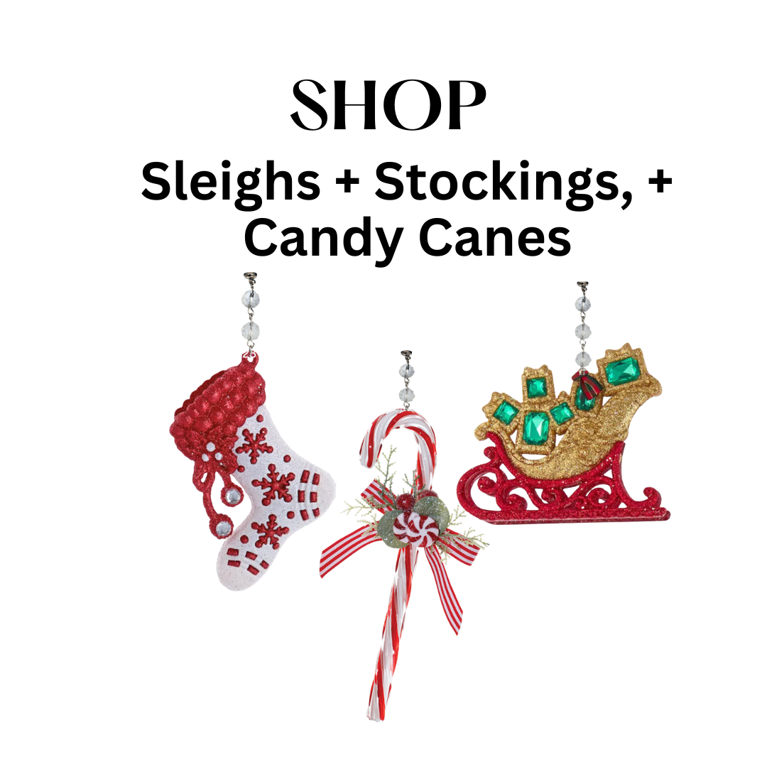 Holiday 2024: Sleighs, Stockings + Candy Canes