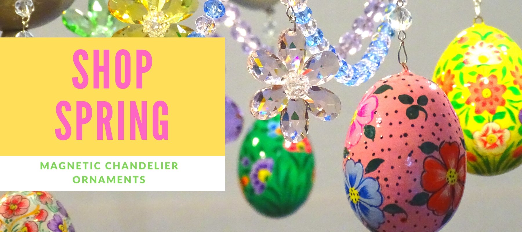 Magnetic Chandelier Ornaments: SPRING | MagTrim Designs LLC