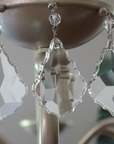 4", 3", 2.5" CLEAR TRADITIONAL CRYSTAL PENDALOGUE - 3 Sizes Available - Magnetic Chandelier Crystal