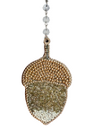 BEJEWELED ACORN (Set/3) MAGNETIC FALL CHANDELIER ORNAMENT