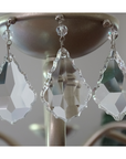 4", 3", 2.5" CLEAR TRADITIONAL CRYSTAL PENDALOGUE - 3 Sizes Available - Magnetic Chandelier Crystal