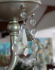 4", 3", 2.5" CLEAR TRADITIONAL CRYSTAL PENDALOGUE - 3 Sizes Available - Magnetic Chandelier Crystal