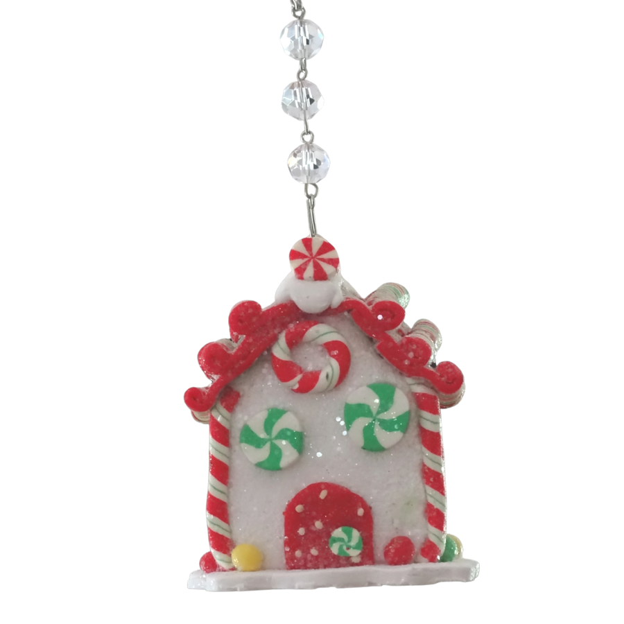 CANDY GINGERBREAD HOUSE - MULTIPLE STYLES (Set/1) Magnetic Chandelier Ornament