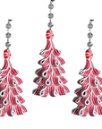 PEPPERMINT TREE (Set/3) or (Set/1) MAGNETIC CHANDELIER ORNAMENT