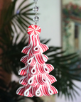 PEPPERMINT TREE (Set/3) or (Set/1) MAGNETIC CHANDELIER ORNAMENT