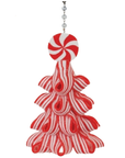 PEPPERMINT TREE (Set/3) or (Set/1) MAGNETIC CHANDELIER ORNAMENT