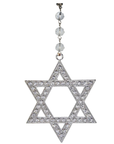 Star of David - Hanukkah magnetic chandelier ornament