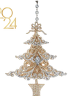 CHAMPAGNE + PLATINUM TREE (Set/1) OR (Set/3 )MAGNETIC CHANDELIER ORNAMENT