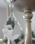 4", 3", 2.5" CLEAR TRADITIONAL CRYSTAL PENDALOGUE - 3 Sizes Available - Magnetic Chandelier Crystal