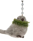 RUSTIC DOVE w/WREATH (Set/1) OR (Set/3) MAGNETIC CHANDELIER ORNAMENT