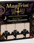 Glass Bat magnetic chandelier ornament