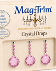 4 x 30mm PINK FACETED BALL (Box of 3) Magnetic Chandelier Crystal TrimKit®
