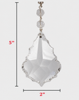 5" CLEAR TRADITIONAL PENDALOGUE (Set/3) Magnetic Chandelier Crystal