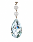 4" CLEAR CENTER CUT ALMOND (Set/3) Magnetic Chandelier Crystal