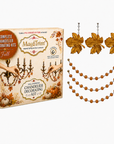 Glitter Gold Leaf magnetic chandelier makeover kit