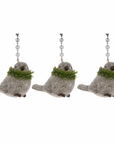 RUSTIC DOVE w/WREATH (Set/1) OR (Set/3) MAGNETIC CHANDELIER ORNAMENT