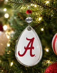 University of Alabama- Logo Crystal - MAGNETIC ORNAMENT (SET/3)