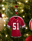 University of Alabama - Jersey  MAGNETIC ORNAMENT (SET/3)