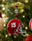 University of Alabama - Logo HELMET  (SET/3) MAGNETIC ORNAMENT