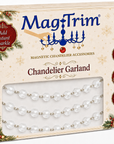 12" Clear Crystal Octagon magnetic chandelier garland