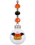 2" MINI HALLOWEEN BALL ORNAMENT (SET/3)– BATTY CANDY CORN